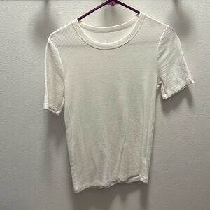 A new day ribbed tee, size medium